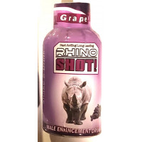 Rhino shot liquid 12CT Grape  Exp