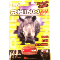 RHINO 69 3D Platinum 250K 24CT