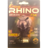 Krazy Rhino 3D 75K 24Ct