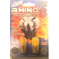 RHINO 8 3D  Platinum 80000 double 24CT