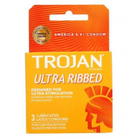 Condoms Trojan ultra ripped Yellow 3ct