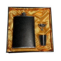 Flasks Sets Stainless Steel With Leather Premium T1 212