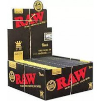 Raw black king Size Slim 50 CT