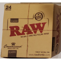 Raw Connoisseur kingsize slim+tip 24CT
