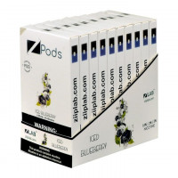 Ziip Pods 4ct 50mg 10pk bx Iced Bluberry