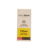 Cbd Terraform Wellness Premium Full Spectrum Hemp oil Extract Citron cold Pressed Orange+Lime Oil 500 mg 30 ml